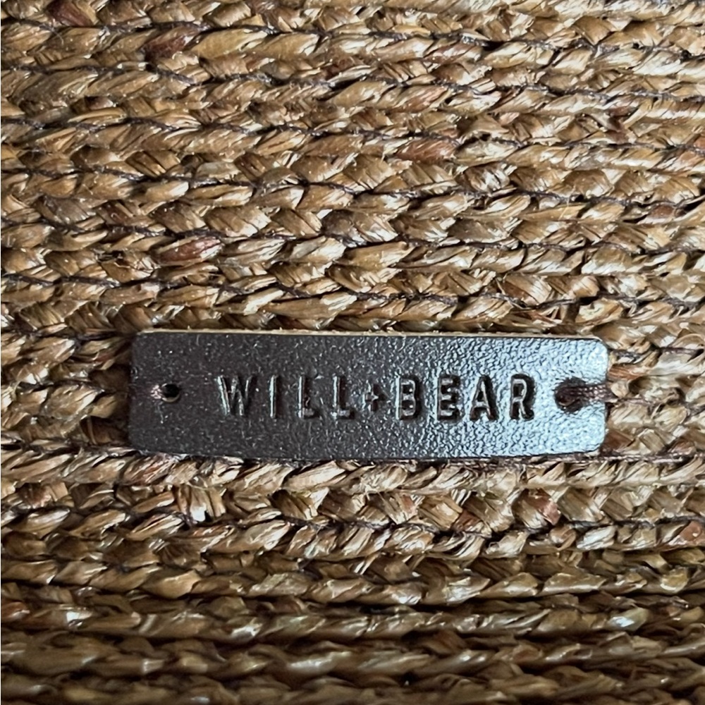 WILL & BEAR Austin Brown Raffia Straw Wide Brim Unisex Hat Sz Large EUC - Picture 7 of 12
